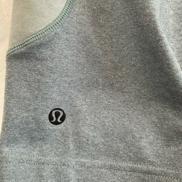 Lululemon Men’s Shorts W Liner Size Medium Sage Green Drawstring Front Yoga Wear - Picture 5 of 8